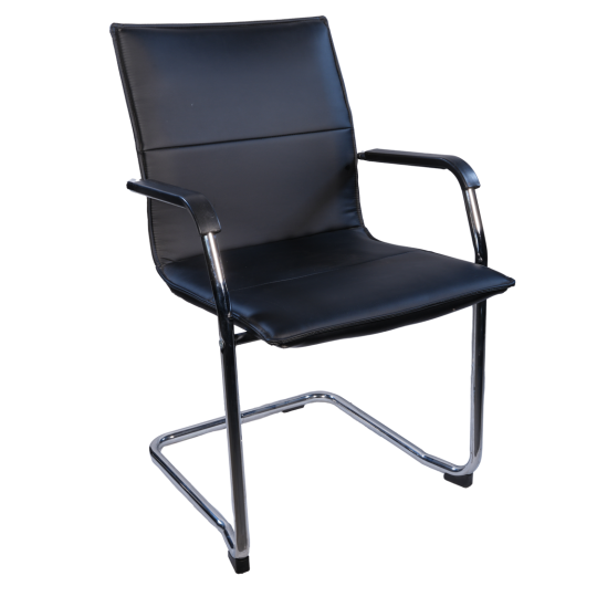 Leather Cantilever Chair