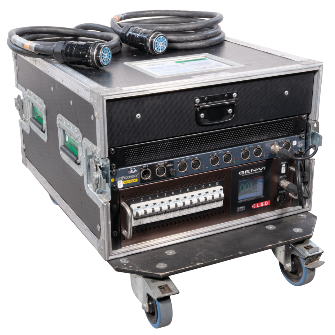 SEG 32a 12 Channel Dimmer Distro Rack