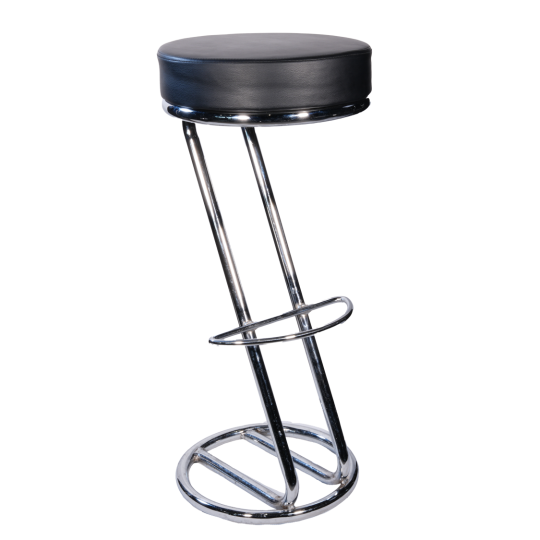 Z Frame Bar Stool (Chrome)