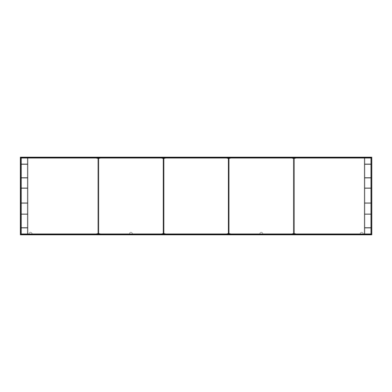 Modular Screen Frame Assembly 13.5m x 3m (4.50:1)