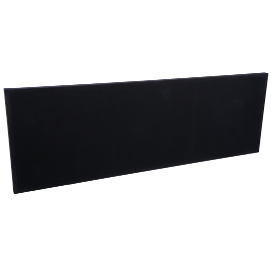 Crew Flat Backed 6' x 2' (Black)