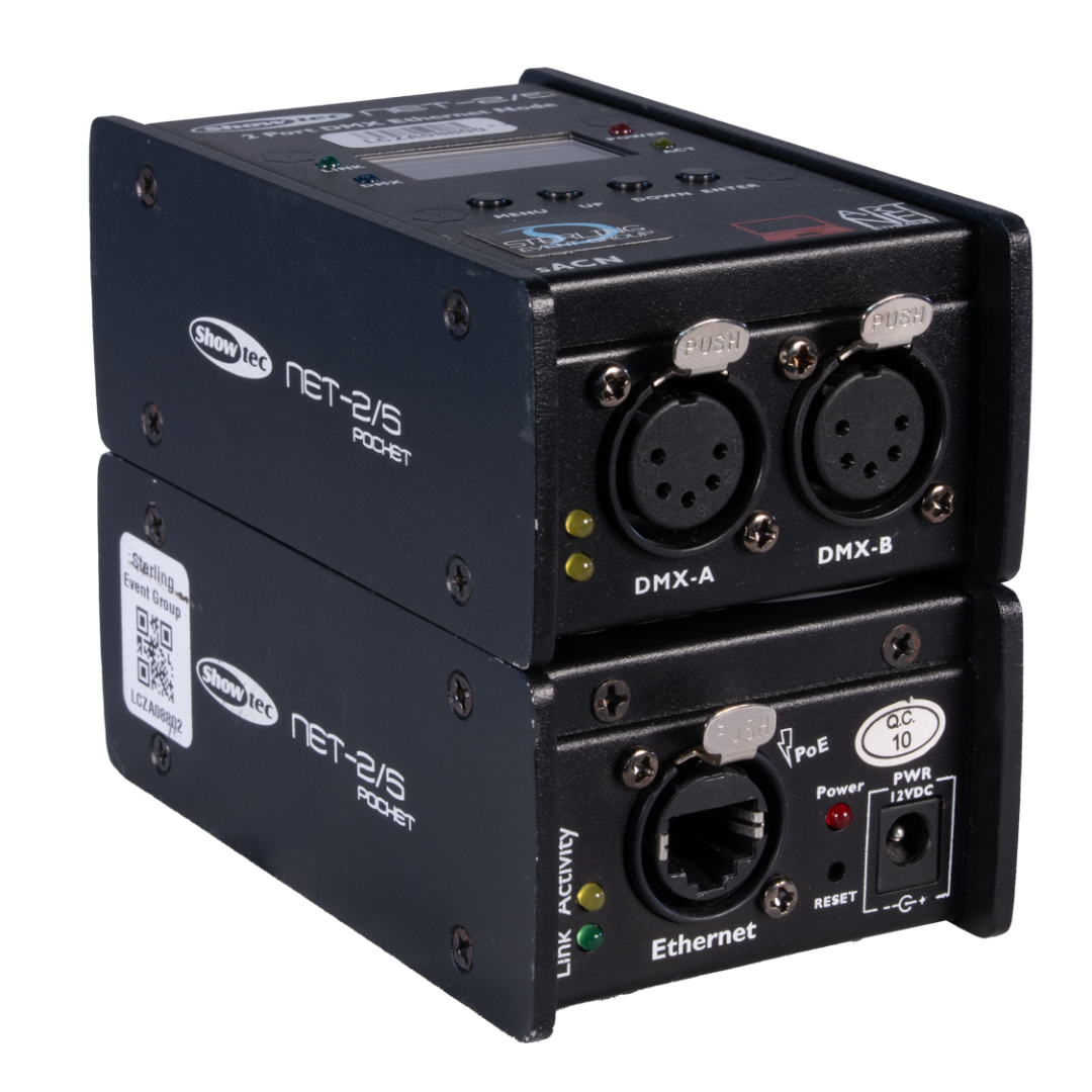 Showtec 2 Universe sACN/Artnet Node