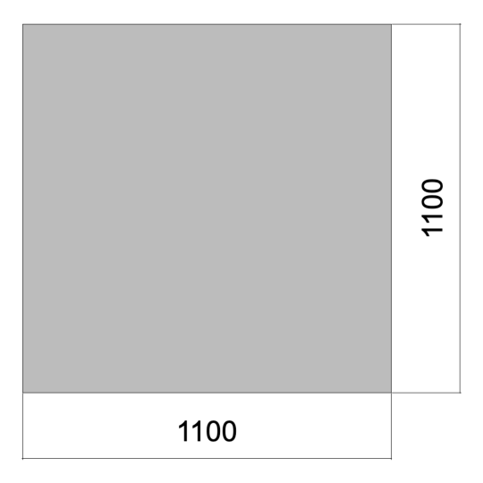 Flat 01.1 x 01.1m