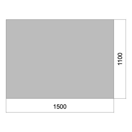 Flat 01.5m x 01.1m