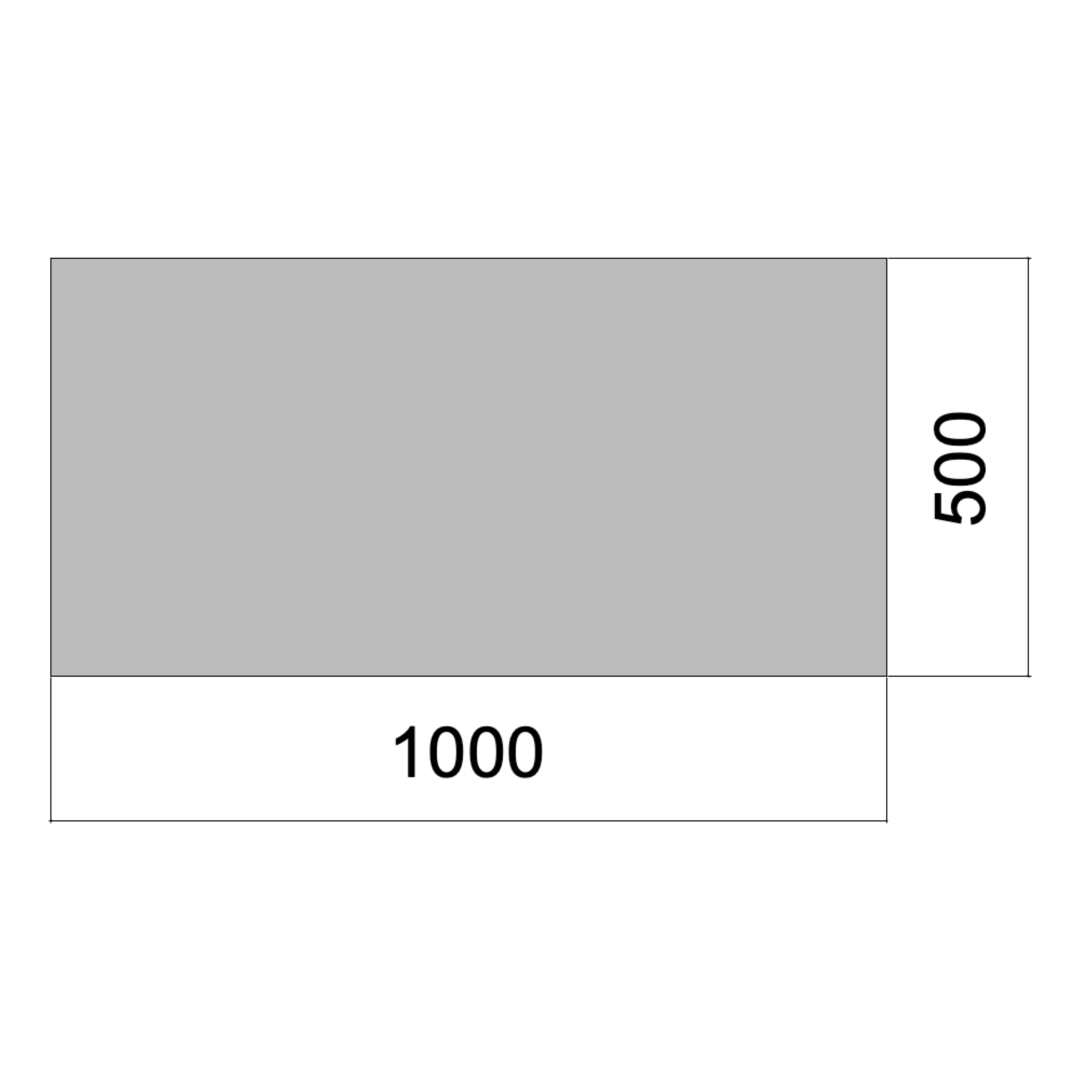 Flat 01m x 0.5m