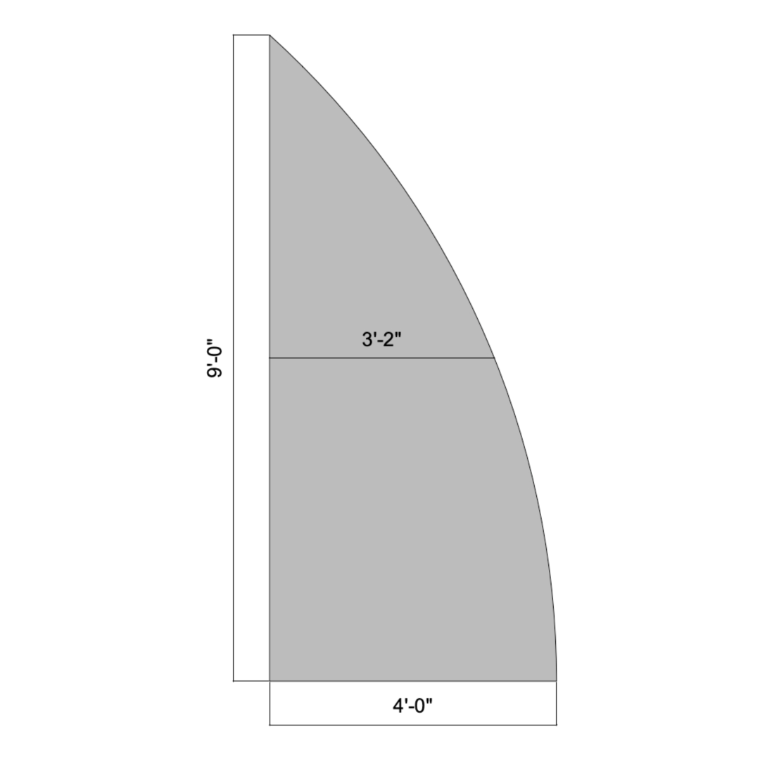 Flat Convex Curved 09' (Right)
