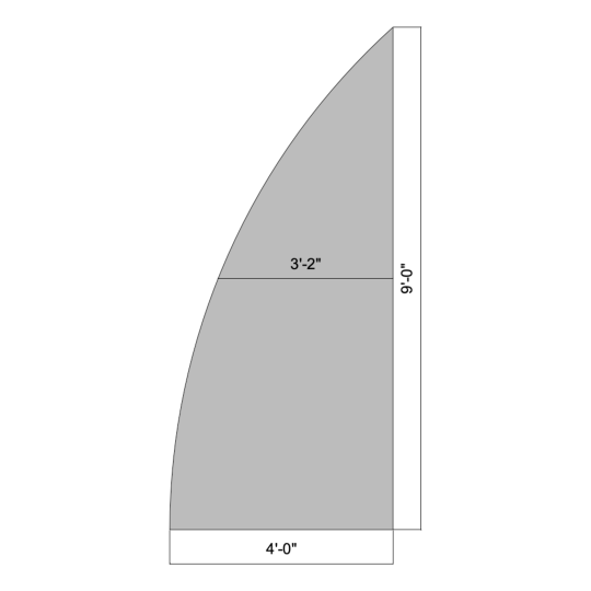 Flat Convex Curved 09' (Left)