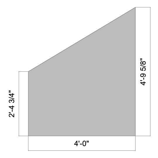 Flat Triangle 2 - 20' x 12'