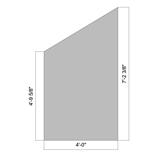 Flat Triangle 3 - 20' x 12'