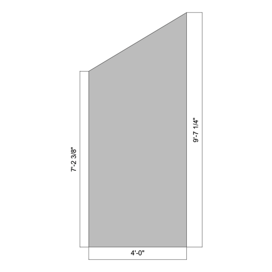 Flat Triangle 4 - 20' x 12'