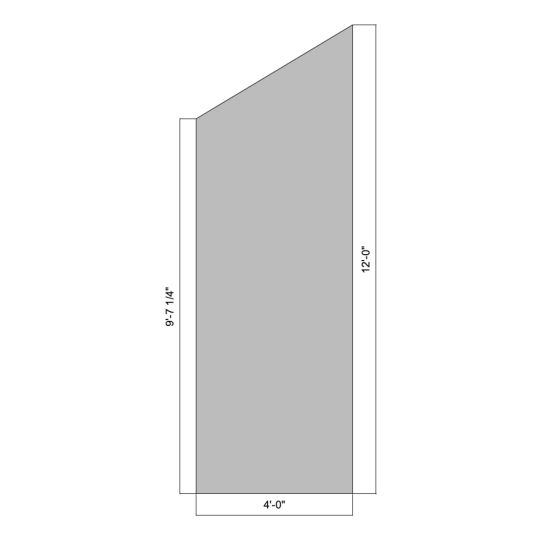 Flat Triangle 5 - 20' x 12'
