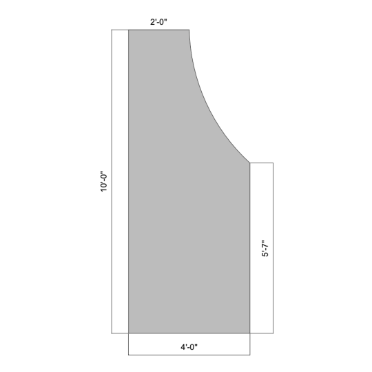 Flat Undercurve 10' (Large) (Left)