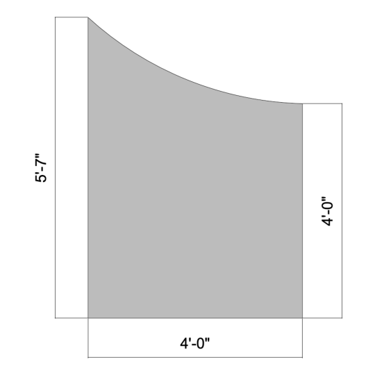 Flat Undercurve 10' (Small) (Left)