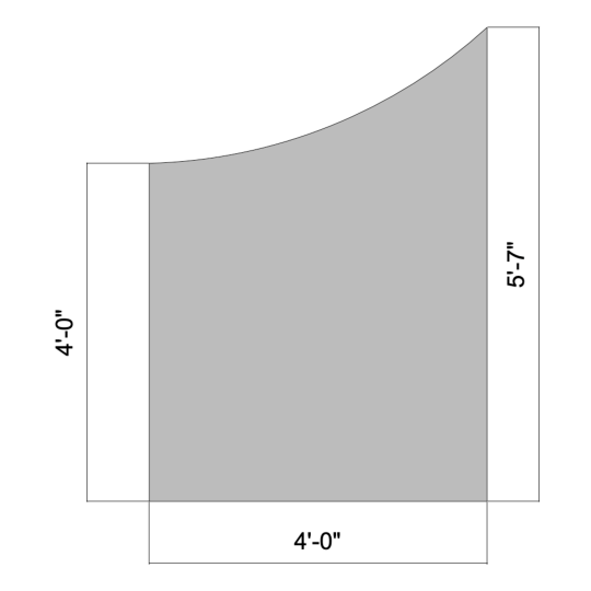 Flat Undercurve 10' (Small) (Right)
