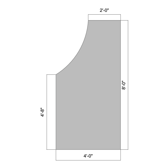 Flat Undercurve 08' (Large) (Right)