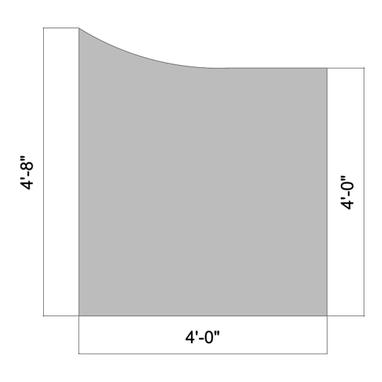 Flat Undercurve 08' (Small) (Left)