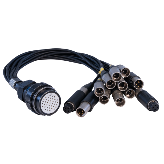 Socapex 39Pin - XLR Tails(M) 1m
