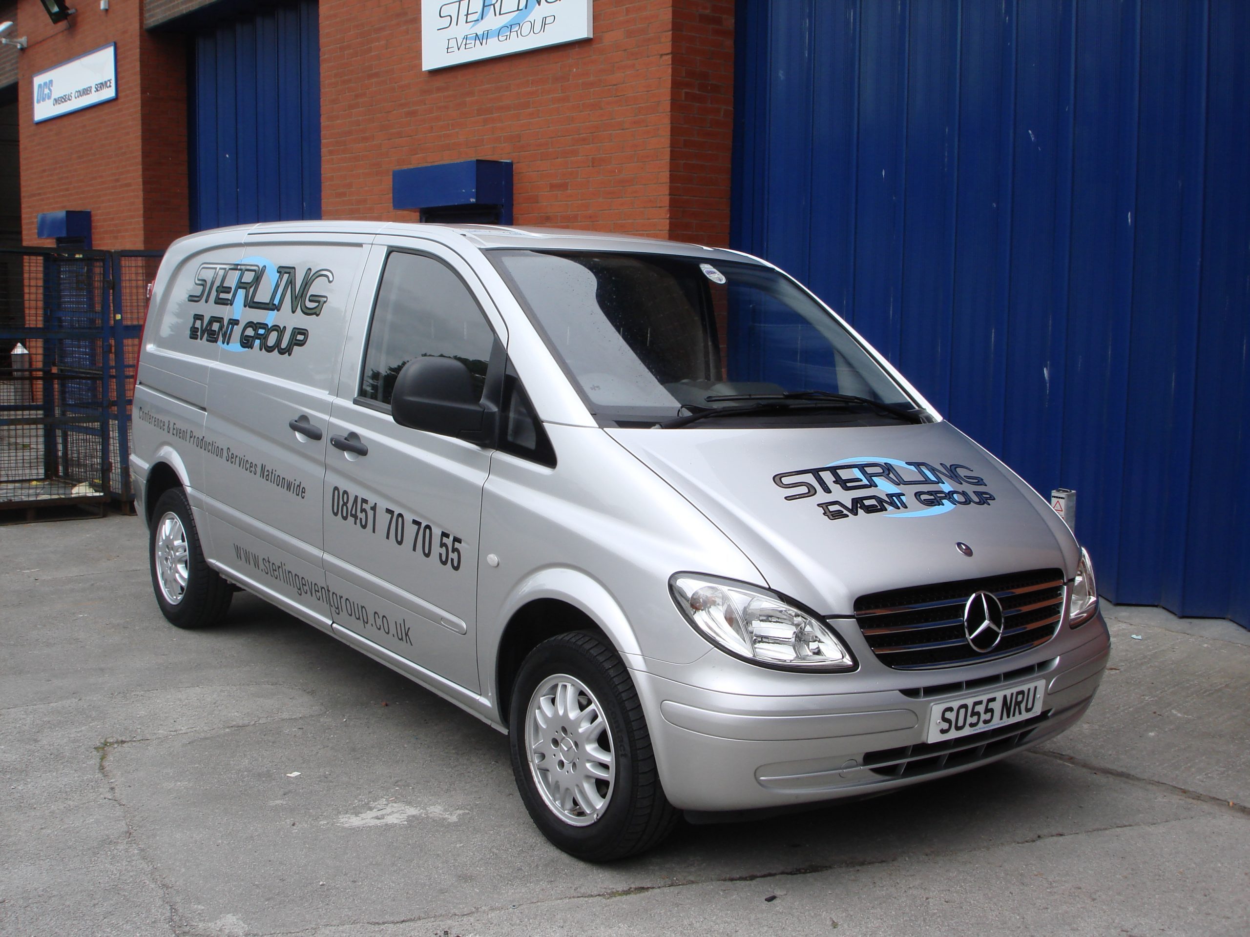 Van outside Cornishway