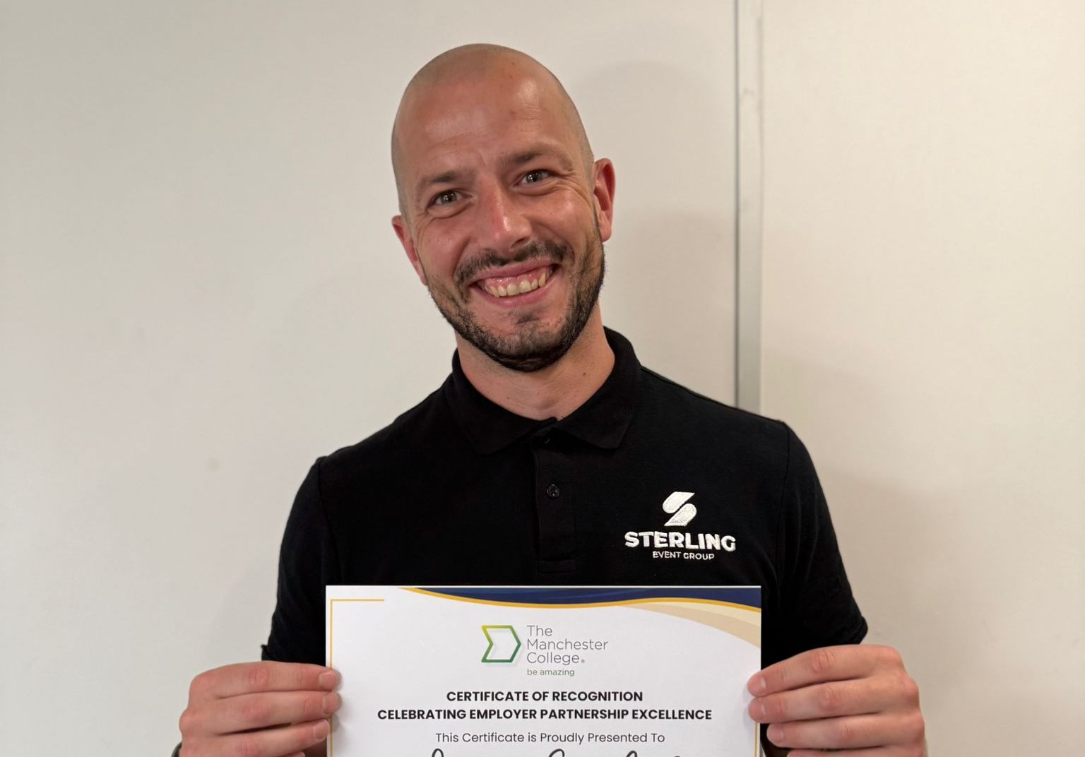 the manchester college and sterling event group