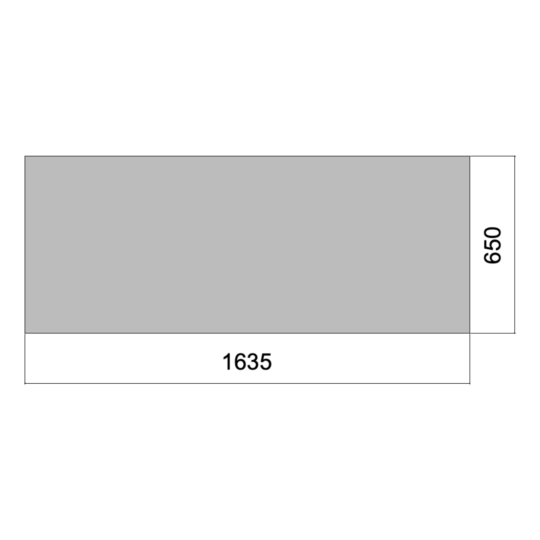 Flat 01.635m x 0.65m