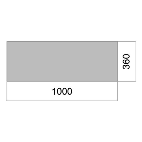 Flat 01m x 0.36m