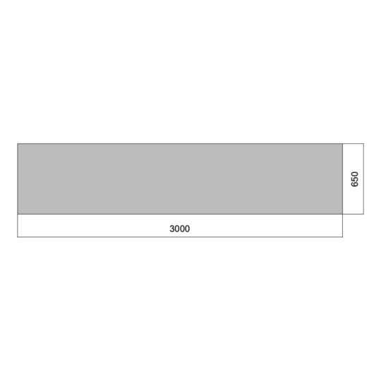 Flat 03m x 0.65m