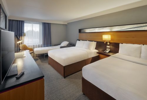 Two Queen Beds Family Guest Room at DoubleTree by Hilton Manchester Airport